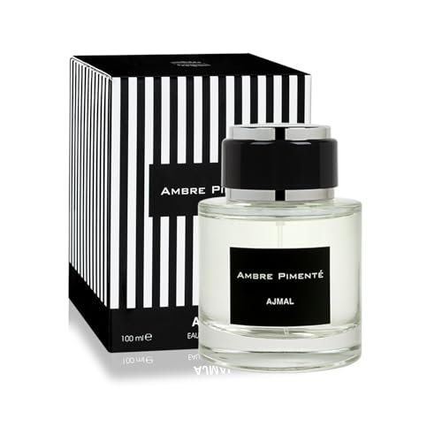 Ajmal Ambre Pimente Eau de Parfum – 3.4 fl oz / 100 ml – Warm, Sensual & Long-Lasting Unisex Fragrance with Amber, Spices & Woody Musk – Dubai-Inspired Perfume for Men & Women - görsel 2