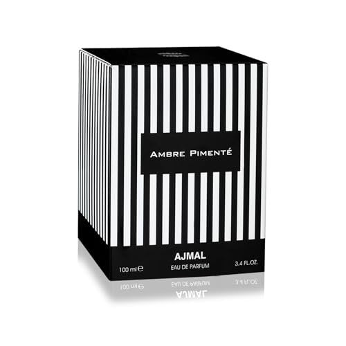 Ajmal Ambre Pimente Eau de Parfum – 3.4 fl oz / 100 ml – Warm, Sensual & Long-Lasting Unisex Fragrance with Amber, Spices & Woody Musk – Dubai-Inspired Perfume for Men & Women - görsel 4