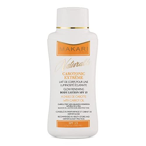 MAKARI Carotonic Extreme Body Lotion – Fights Excess Oil, Fades Scars & Marks, Brightens Skin (17.6 oz) Avelisse