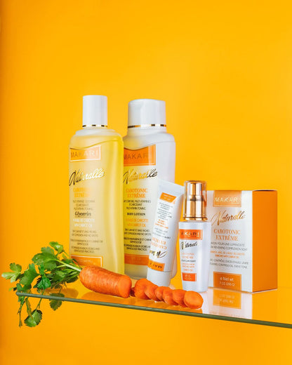 MAKARI Carotonic Extreme Body Lotion – Fights Excess Oil, Fades Scars & Marks, Brightens Skin (17.6 oz) Avelisse