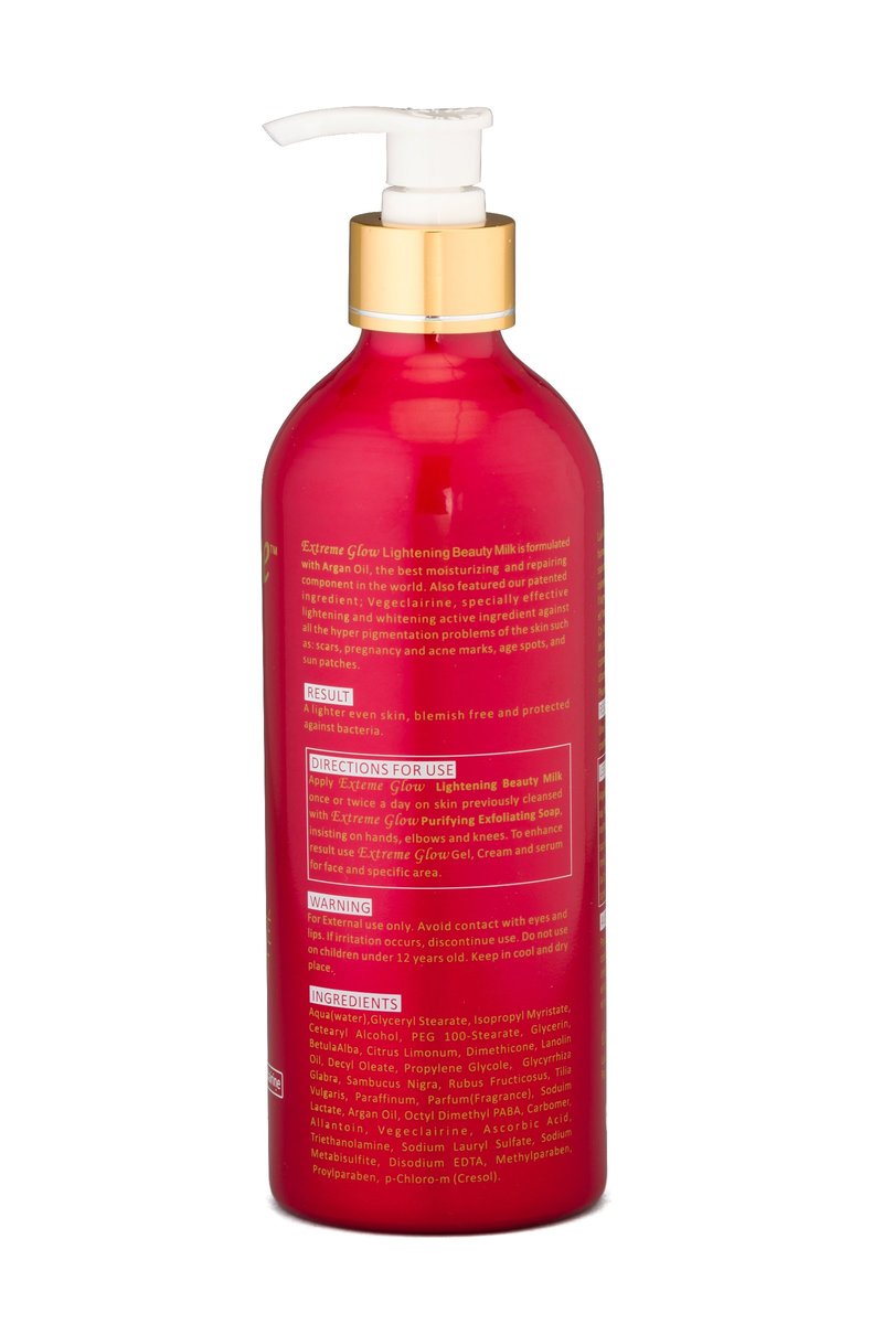 Extreme Glow Strong Lightening Beauty Milk - 500 ml Skin Brightening Lotion Avelisse