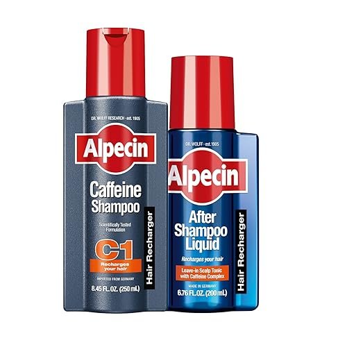 Alpecin C1 Caffeine Shampoo & After Shampoo Liquid – Hair Performance Enhancer for Natural Growth & Thickness Avelisse