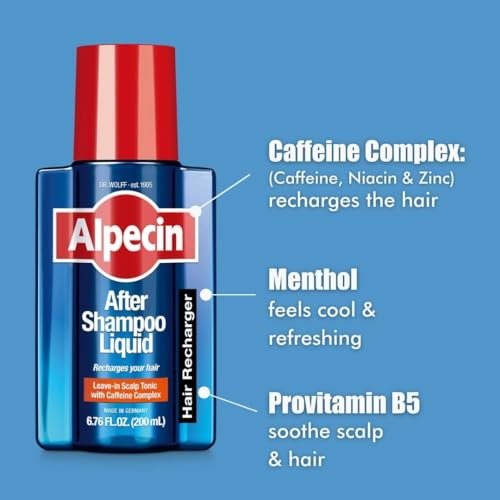 Alpecin C1 Caffeine Shampoo & After Shampoo Liquid – Hair Performance Enhancer for Natural Growth & Thickness Avelisse