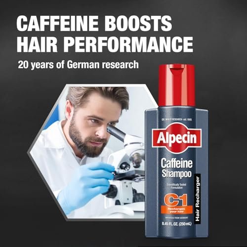 Alpecin C1 Caffeine Shampoo & After Shampoo Liquid – Hair Performance Enhancer for Natural Growth & Thickness Avelisse