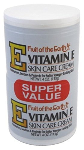 Fruit of the Earth Vitamin E Cream – 4 oz Jar (Pack of 2) - görsel 1