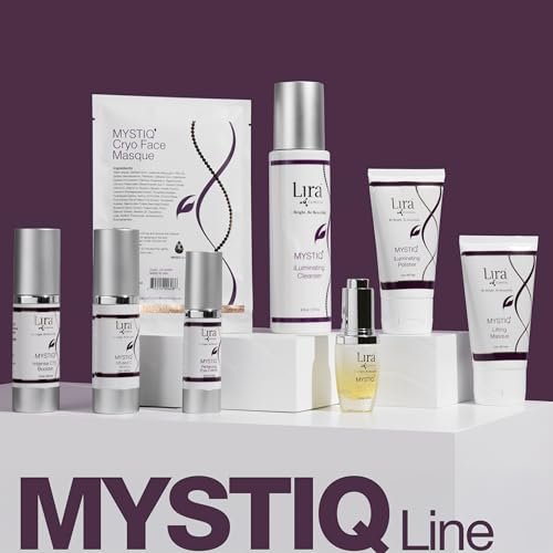 Lira Clinical MYSTIQ iLuminating Cleanser - Moisturizing Face Wash with Vitamin C, Orange Plant Stem Cells, and Plant Extracts - Gentle Facial Cleanser Supports Skin Barrier and Hydration - 6 Oz Avelisse