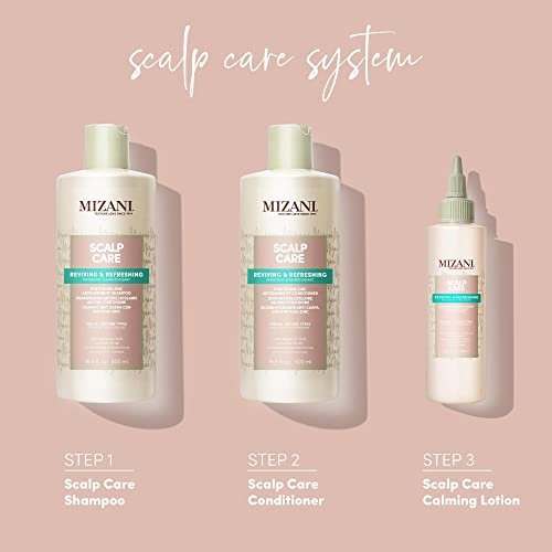 Mizani Scalp Care Calming Scalp Lotion – Soothing Dandruff Treatment with Eucalyptus, Avocado Oil & Menthol, Silicone-Free, Paraben-Free (4 Fl Oz) - görsel 10