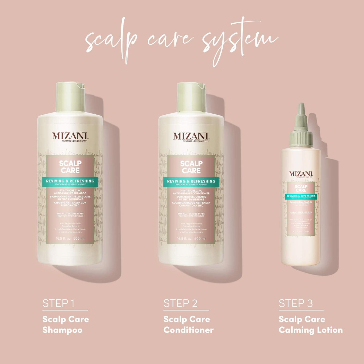 Mizani Scalp Care Calming Scalp Lotion – Soothing Dandruff Treatment with Eucalyptus, Avocado Oil & Menthol, Silicone-Free, Paraben-Free (4 Fl Oz) - görsel 9