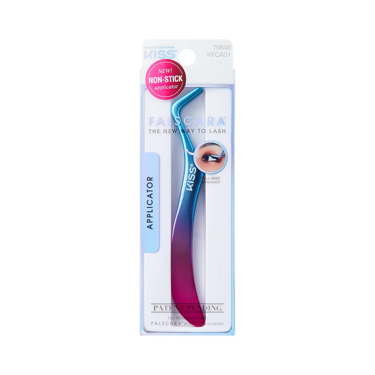 KISS Falscara DIY Eyelash Extension Wisp Applicator – Mistake-Proof Tool for Featherlight Synthetic Lash Clusters - görsel 1