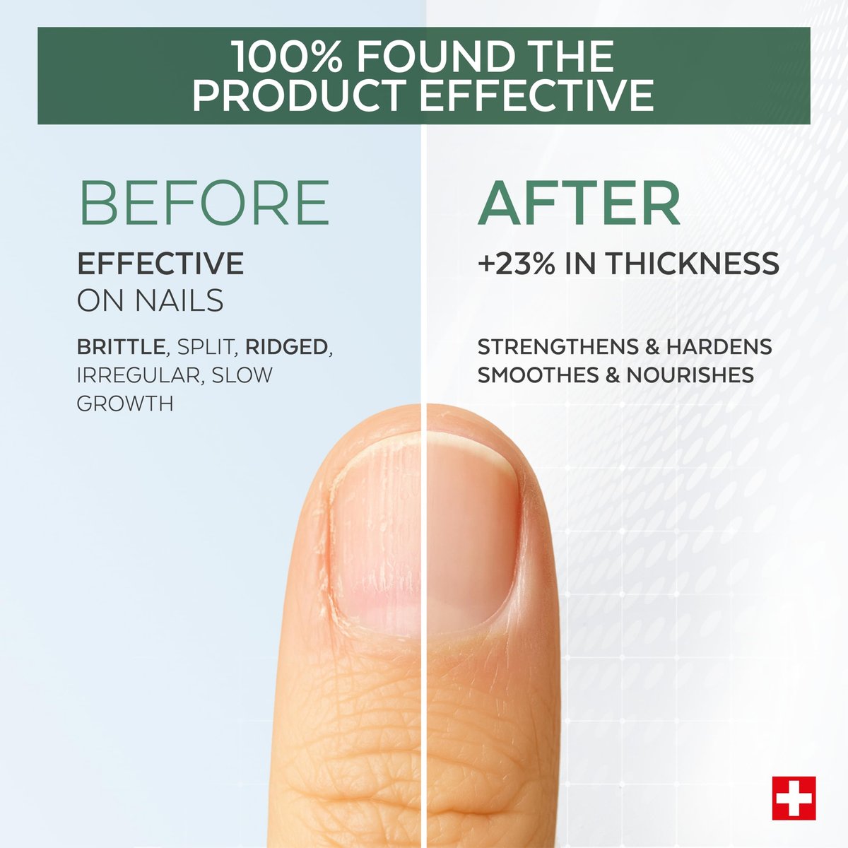 PODERM 100% Natural Nail Repair – Revitalizes Damaged & Split Nails with Hydrating & Exfoliating Formula – Swiss Made Nail Strengthener (0.27 Fl Oz) - görsel 5