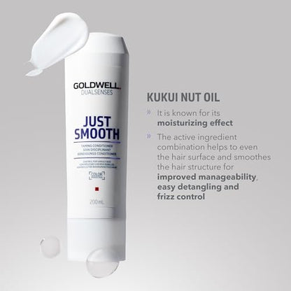 Goldwell Dualsenses Just Smooth Taming Anti-Frizz & Humidity Control Conditioner 33.8 fl oz Avelisse