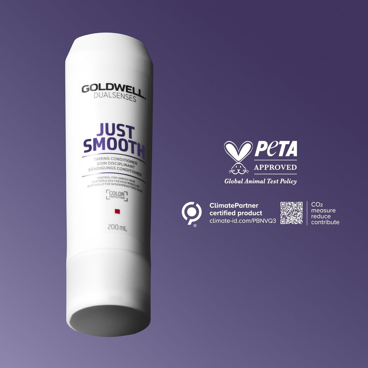 Goldwell Dualsenses Just Smooth Taming Anti-Frizz & Humidity Control Conditioner 33.8 fl oz Avelisse