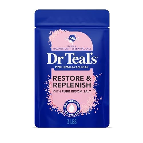 Dr Teal's Epsom Salt Magnesium Soak, Restore & Replenish with Pink Himalayan Salt, 3 lbs - görsel 2