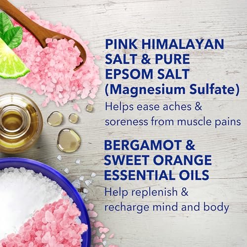 Dr Teal's Epsom Salt Magnesium Soak, Restore & Replenish with Pink Himalayan Salt, 3 lbs - görsel 12