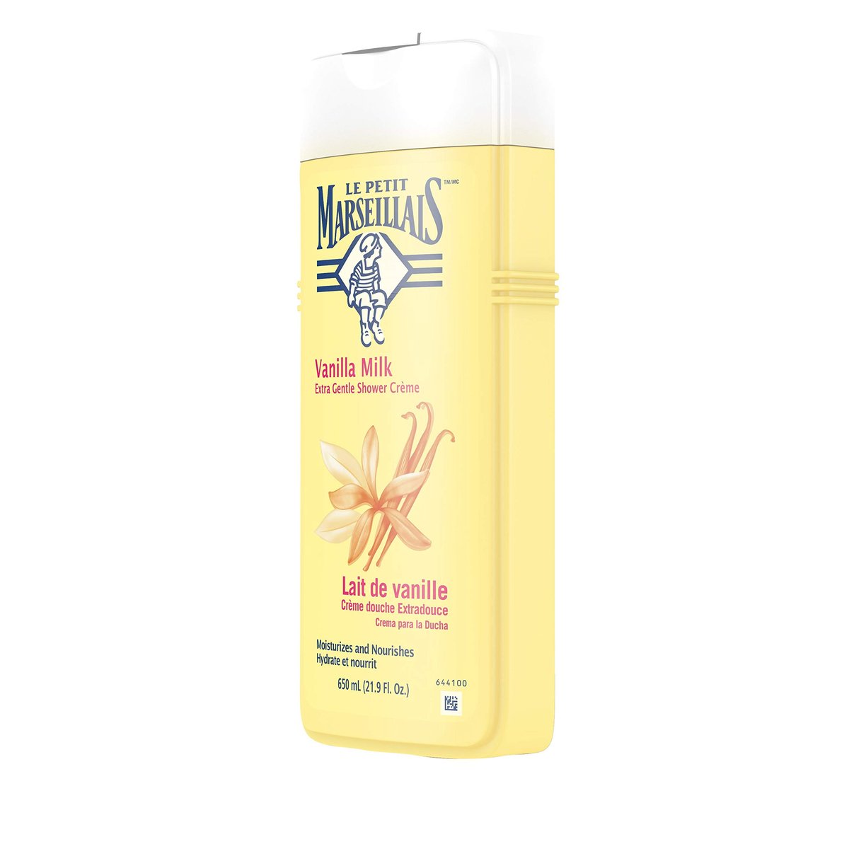 Le Petit Marseillais Extra Gentle Shower Cream with Vanilla Milk, 21.9 fl oz Avelisse