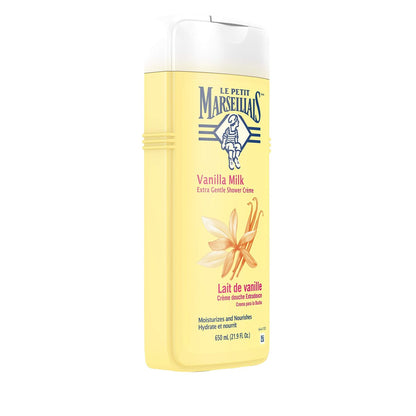 Le Petit Marseillais Extra Gentle Shower Cream with Vanilla Milk, 21.9 fl oz Avelisse