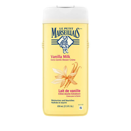 Le Petit Marseillais Extra Gentle Shower Cream with Vanilla Milk, 21.9 fl oz Avelisse