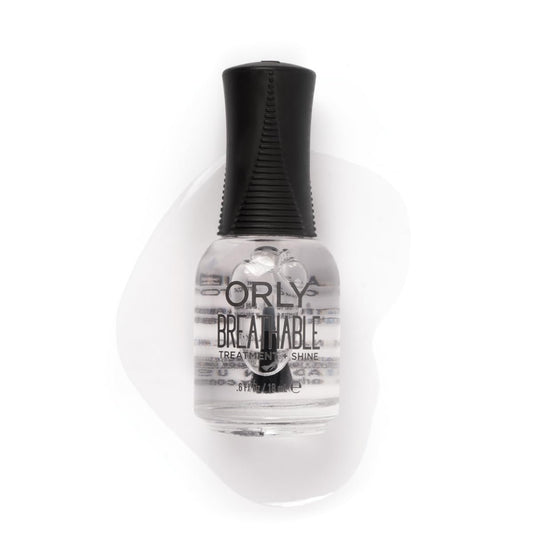 Orly Breathable Nail Color Treatment + Shine Clear Coat - 0.6 Fl Oz