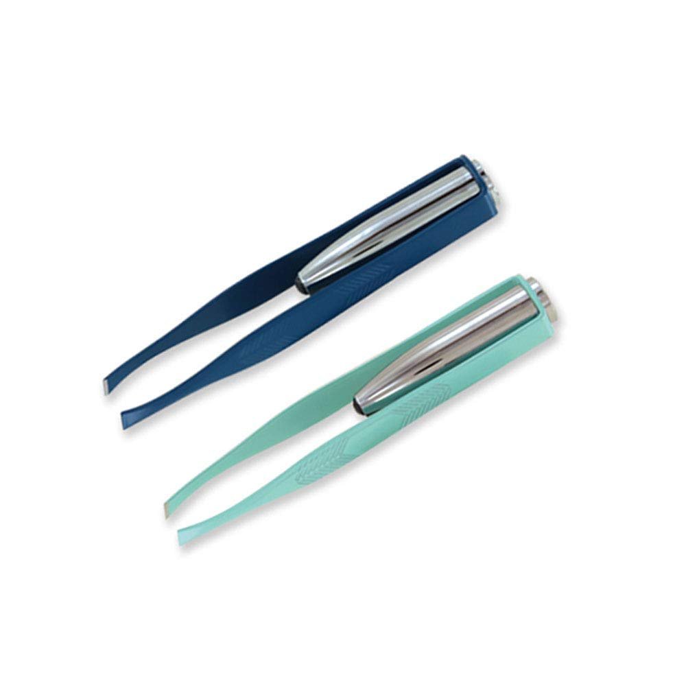 1st Choice Stainless Steel LED Lighted Tweezers for Eyebrows, Eyelashes & Hair Removal - 3 Pack - görsel 7