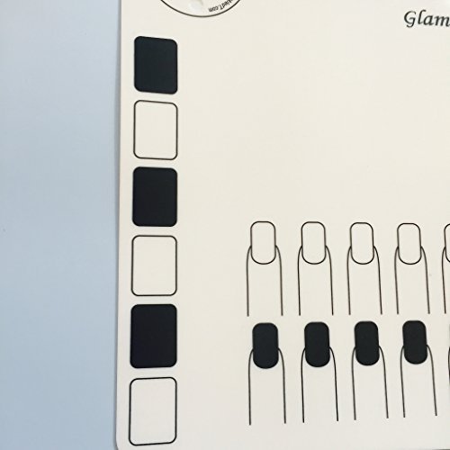 Twinkled T Nail Art Glamour Mat - Silicone Workstation for Nail Polish & Design Avelisse