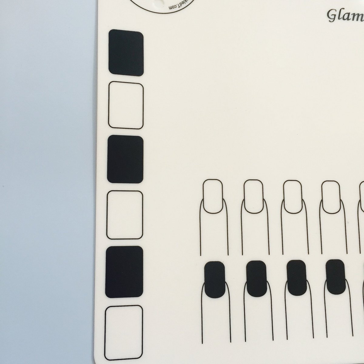 Twinkled T Nail Art Glamour Mat - Silicone Workstation for Nail Polish & Design Avelisse