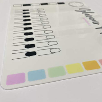 Twinkled T Nail Art Glamour Mat - Silicone Workstation for Nail Polish & Design Avelisse