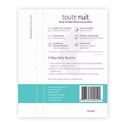 Toute Nuit Wrinkle Patches – Dolphin – Hypoallergenic Face Tape for Around the Mouth – 20 Count, Made in USA Avelisse
