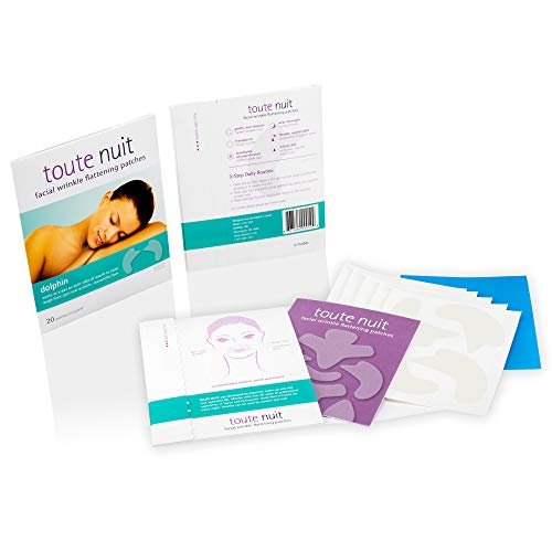 Toute Nuit Wrinkle Patches – Dolphin – Hypoallergenic Face Tape for Around the Mouth – 20 Count, Made in USA Avelisse
