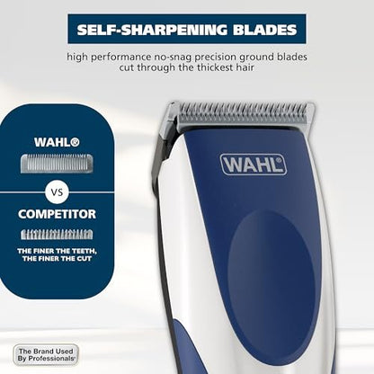 Wahl Color Pro Cordless Rechargeable Hair Clipper & Trimmer – Easy Color-Coded Guide Combs for Men, Women, & Children (Model 9649P) Avelisse