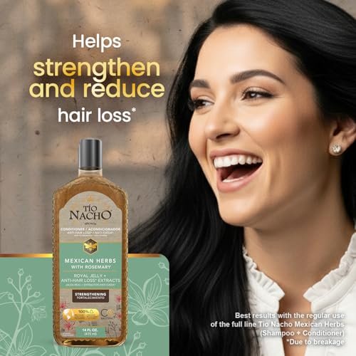Tio Nacho Mexican Herbs Anti-Hair Loss Conditioner with Royal Jelly and Rosemary Extract, Strengthening and Nourishing Conditioner for Hair Loss, Ideal for Men and Women, 14 fl oz - görsel 6