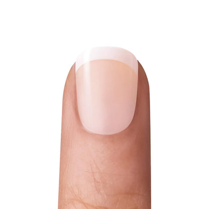 KISS Salon Acrylic Press On Nails - Crush Hour, White Petite Size Squoval Shape - 28 Nails with Glue, File & Stick
