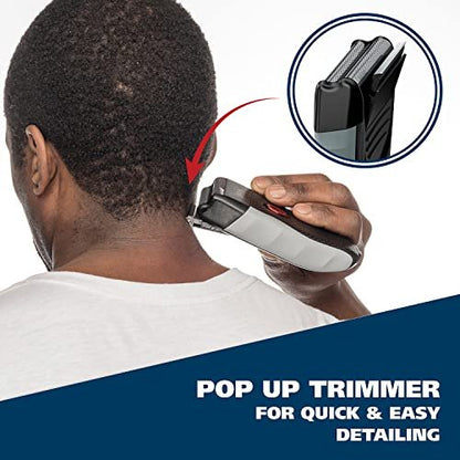 Wahl Bump-Free Rechargeable Foil Shaver - Hypoallergenic Titanium Cutters for Close, Smooth Shaving, Model 7339-300 Avelisse