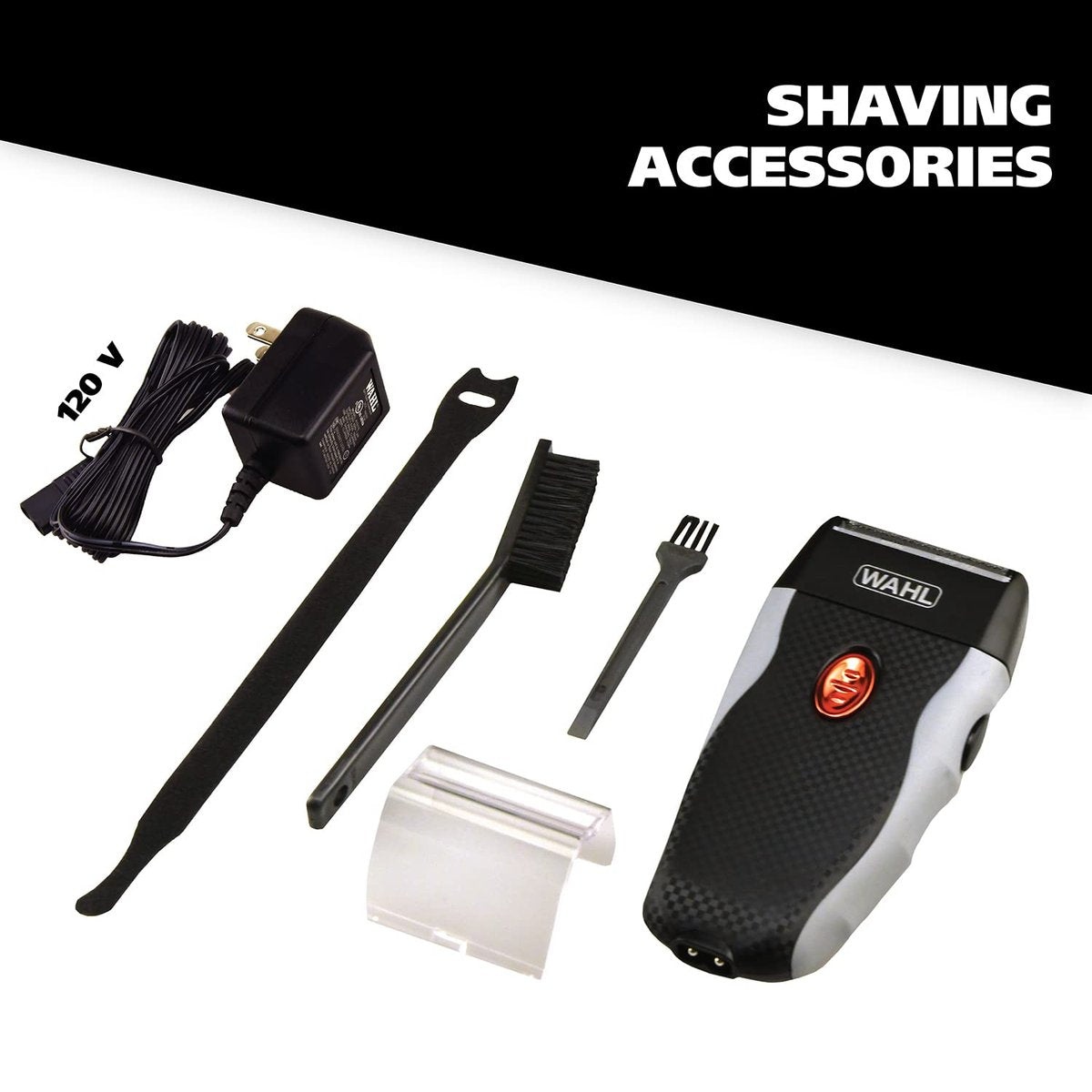 Wahl Bump-Free Rechargeable Foil Shaver - Hypoallergenic Titanium Cutters for Close, Smooth Shaving, Model 7339-300 Avelisse