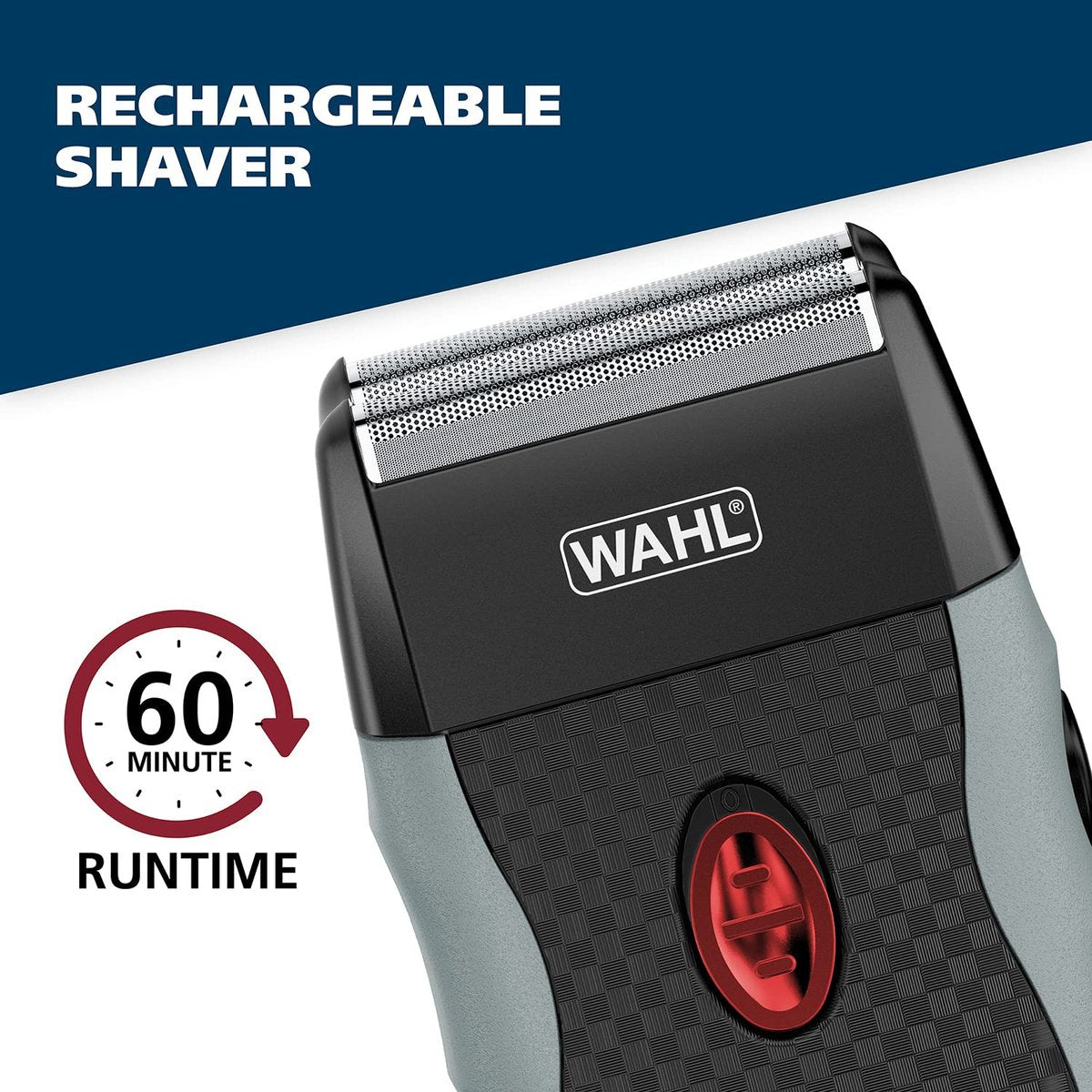 Wahl Bump-Free Rechargeable Foil Shaver - Hypoallergenic Titanium Cutters for Close, Smooth Shaving, Model 7339-300 Avelisse
