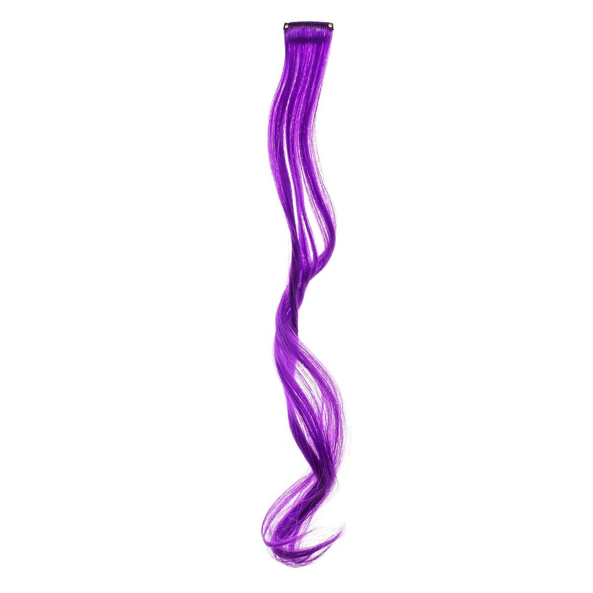 SWACC 22 Pcs Colored Party Highlights Clip-In Hair Extensions - Multi-Colors Synthetic Hairpieces (11 Colors, Curly Wavy) Avelisse