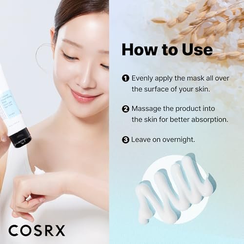 COSRX Ultimate Nourishing Rice Overnight Spa Mask – 60ml / 2.02 fl.oz | Rice Extract 68% & Niacinamide 2% | Korean Night Cream for Glowing Skin - görsel 14