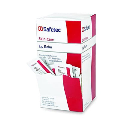 Safetec Lip Balm 0.5g Individual Packets (144 Count) – Clear, Moisturizing Lip Care Avelisse
