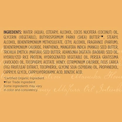 Shea Moisture Manuka Honey & Mafura Oil Intensive Hydration Masque 2-Pack for Extra Dry, Damaged Hair – Frizz Control, 12 oz Each Avelisse