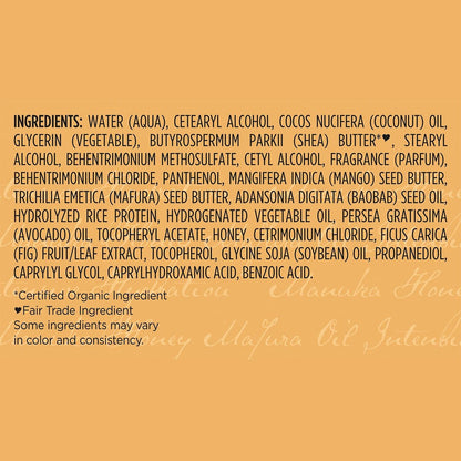 Shea Moisture Manuka Honey & Mafura Oil Intensive Hydration Masque 2-Pack for Extra Dry, Damaged Hair – Frizz Control, 12 oz Each Avelisse