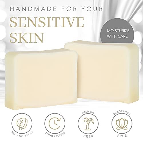 Natural Tallow Bar Soap for Sensitive Skin – Unscented, Handmade, 4 oz – Relieves Eczema Symptoms – No Additives, Palm Oil-Free - görsel 5