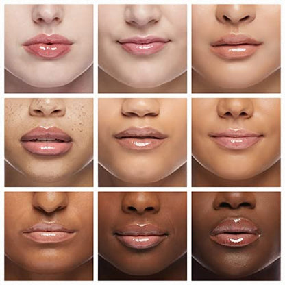 Ruby Kisses Broadway Vita-Lip Clear Lip Gloss 5-Pack: Mint, Rosehip, Coconut, Argan Oil, Mango Butter - Ultra-Hydrating High-Shine Non-Sticky Finish