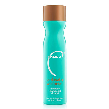 Malibu C Hard Water Wellness Shampoo – Hydrating, Sulfate-Free Hair Care for Hard Water, Removes Minerals and Buildup (9 oz)