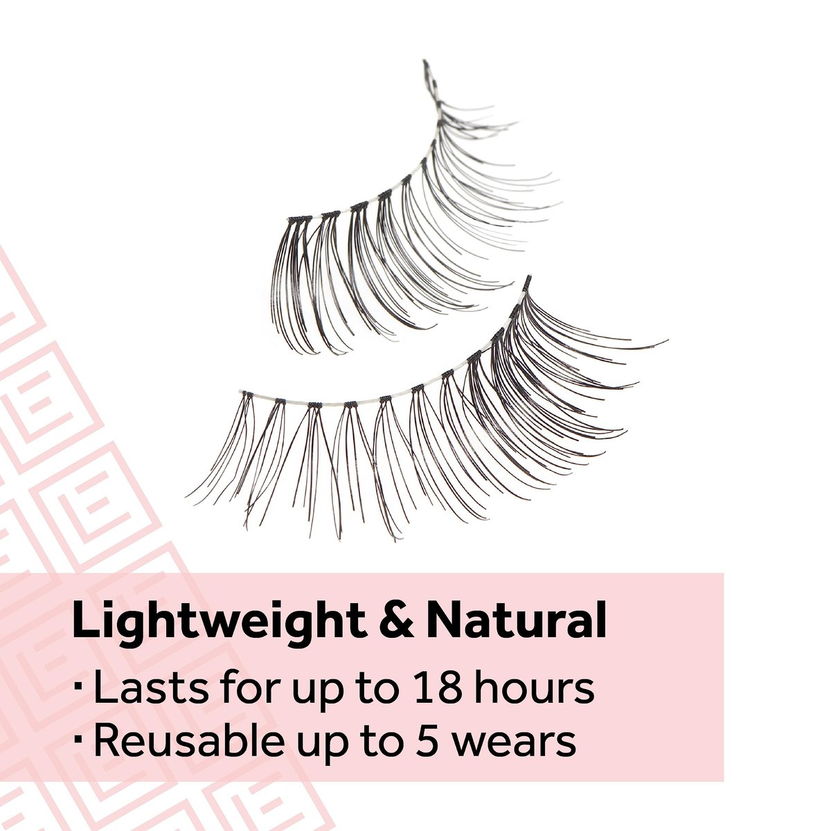 Eylure Naturals Accent No. 003 Reusable Eyelashes - Natural False Lashes with Adhesive, 1 Pair - görsel 7