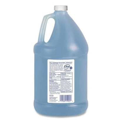 Dial Antibacterial Liquid Hand Soap, Spring Water Scent, 1 Gallon (128 oz) - Bulk Refill Avelisse