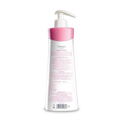 YARDLEY LONDON English Rose Moisturizing Body Lotion 400 ml – Hydrating & Fragrant Daily Lotion - görsel 6