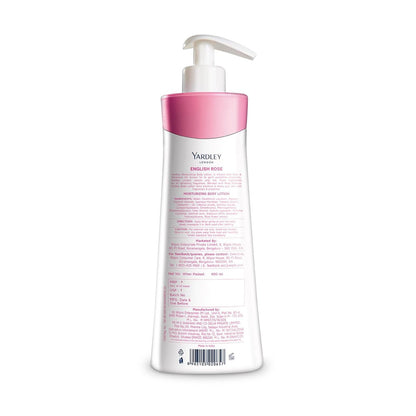 YARDLEY LONDON English Rose Moisturizing Body Lotion 400 ml – Hydrating & Fragrant Daily Lotion
