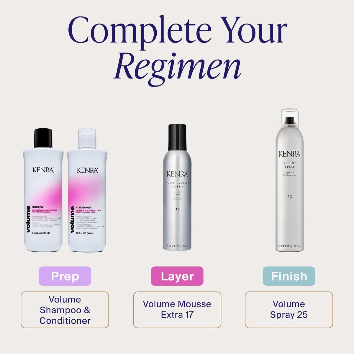 Kenra Professional Volume Spray 25 80% | Super Hold Finishing & Styling Hairspray | Flake-free & Fast-drying | Wind & Humidity Resistance | All Hair Types | 10 oz - görsel 11