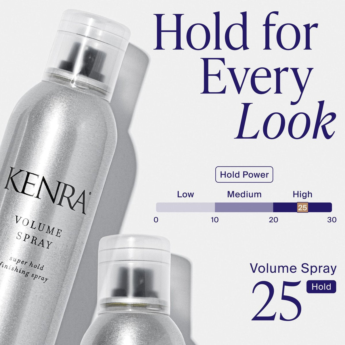 Kenra Professional Volume Spray 25 80% | Super Hold Finishing & Styling Hairspray | Flake-free & Fast-drying | Wind & Humidity Resistance | All Hair Types | 10 oz - görsel 5