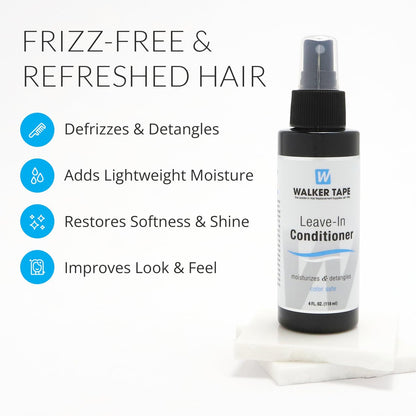 Walker Tape Leave-In Conditioner Spray for Wig Installs, Lace Systems & Hair Systems – 4 fl oz Avelisse