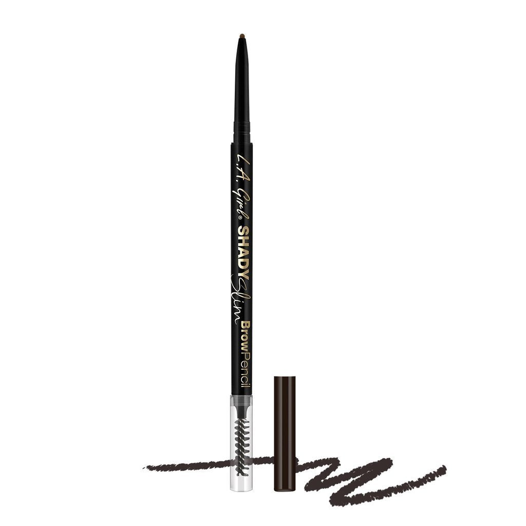 L.A. Girl Shady Slim Brow Pencil 3-Pack - Blackest Brown | Precision Eyebrow Definer Avelisse